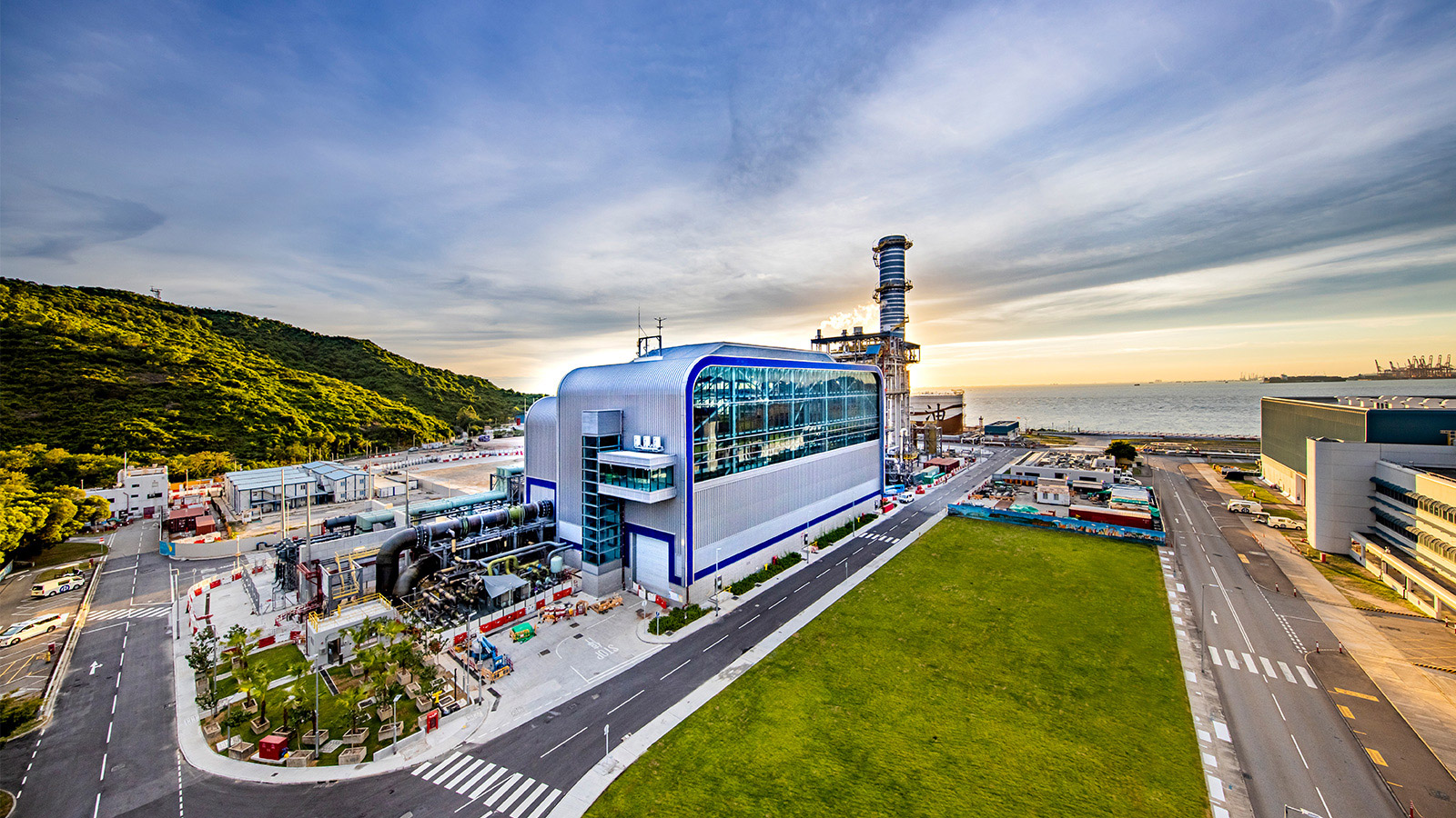 Combined-Cycle Gas Turbine unit at Black Point Power Station